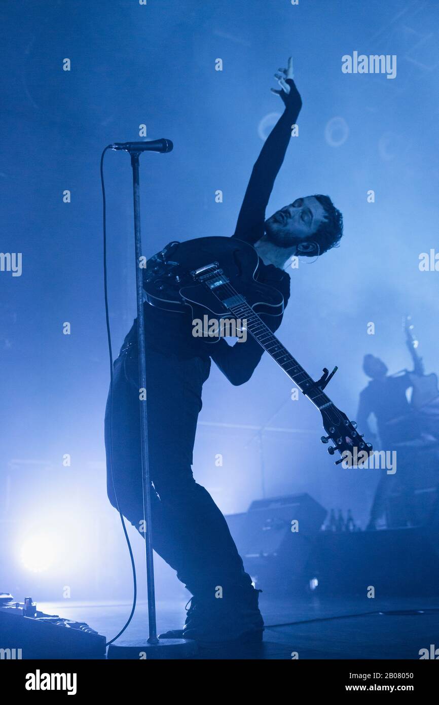 Barcelone, Espagne. 2020.02.18. Concert de groupe de rédacteurs à Sala Razzmatazz. Photographe: Aitor Rodero. Banque D'Images