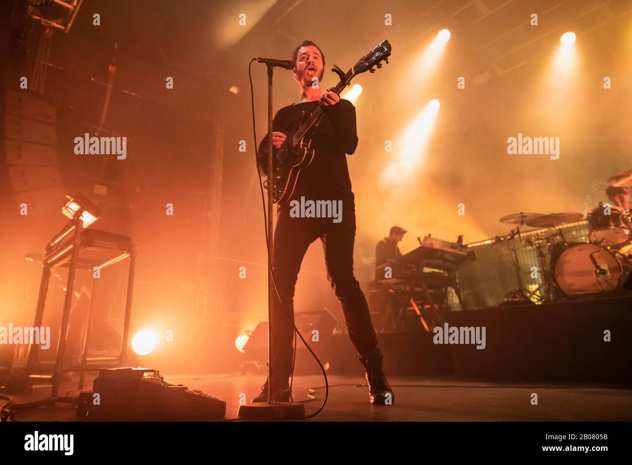 Barcelone, Espagne. 2020.02.18. Concert de groupe de rédacteurs à Sala Razzmatazz. Photographe: Aitor Rodero. Banque D'Images