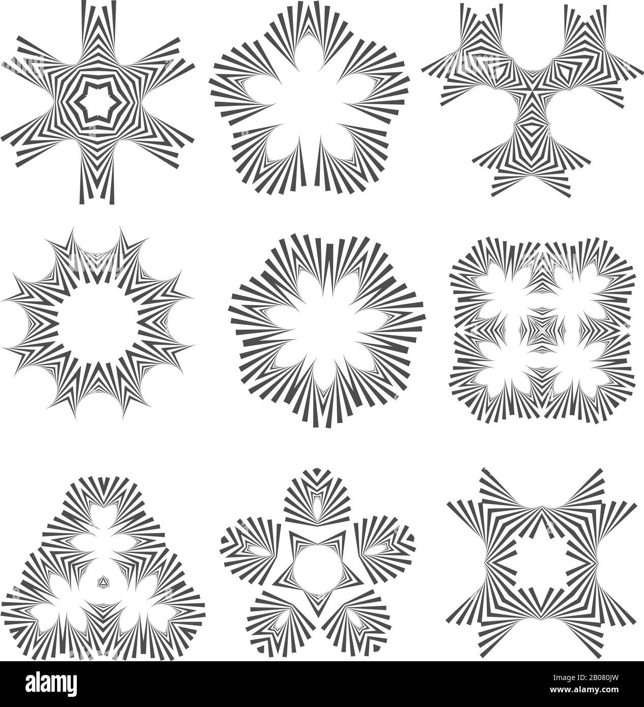 Collection de divers éléments vectoriels de conception graphique créative Illustration de Vecteur