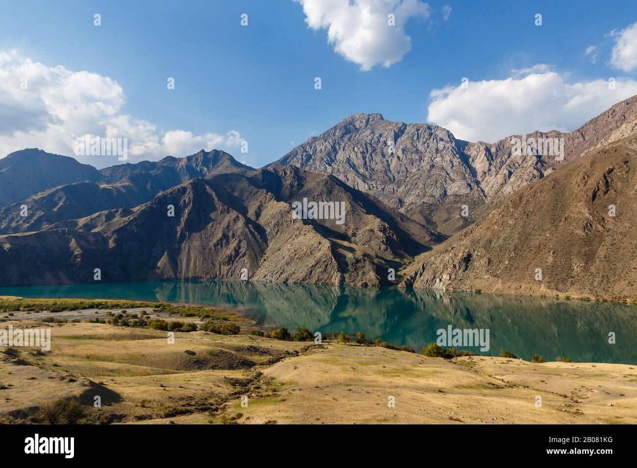 La rivière Naryn, belle rivière de montagne, Toktogul Jalal-Abad région Kirghizstan Banque D'Images