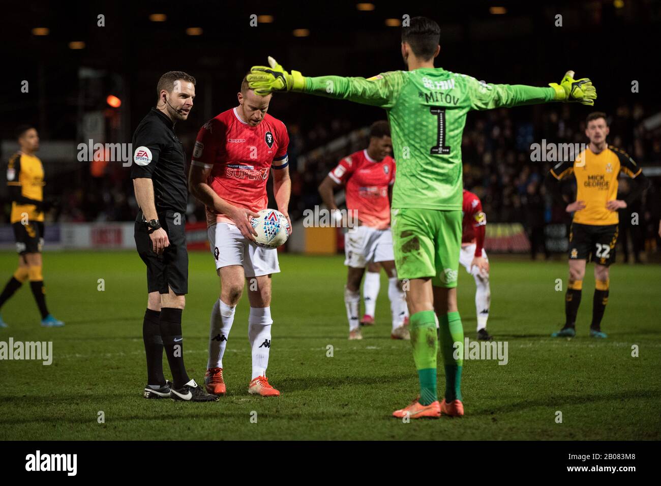 Adam Rooney. Salford City FC. Banque D'Images