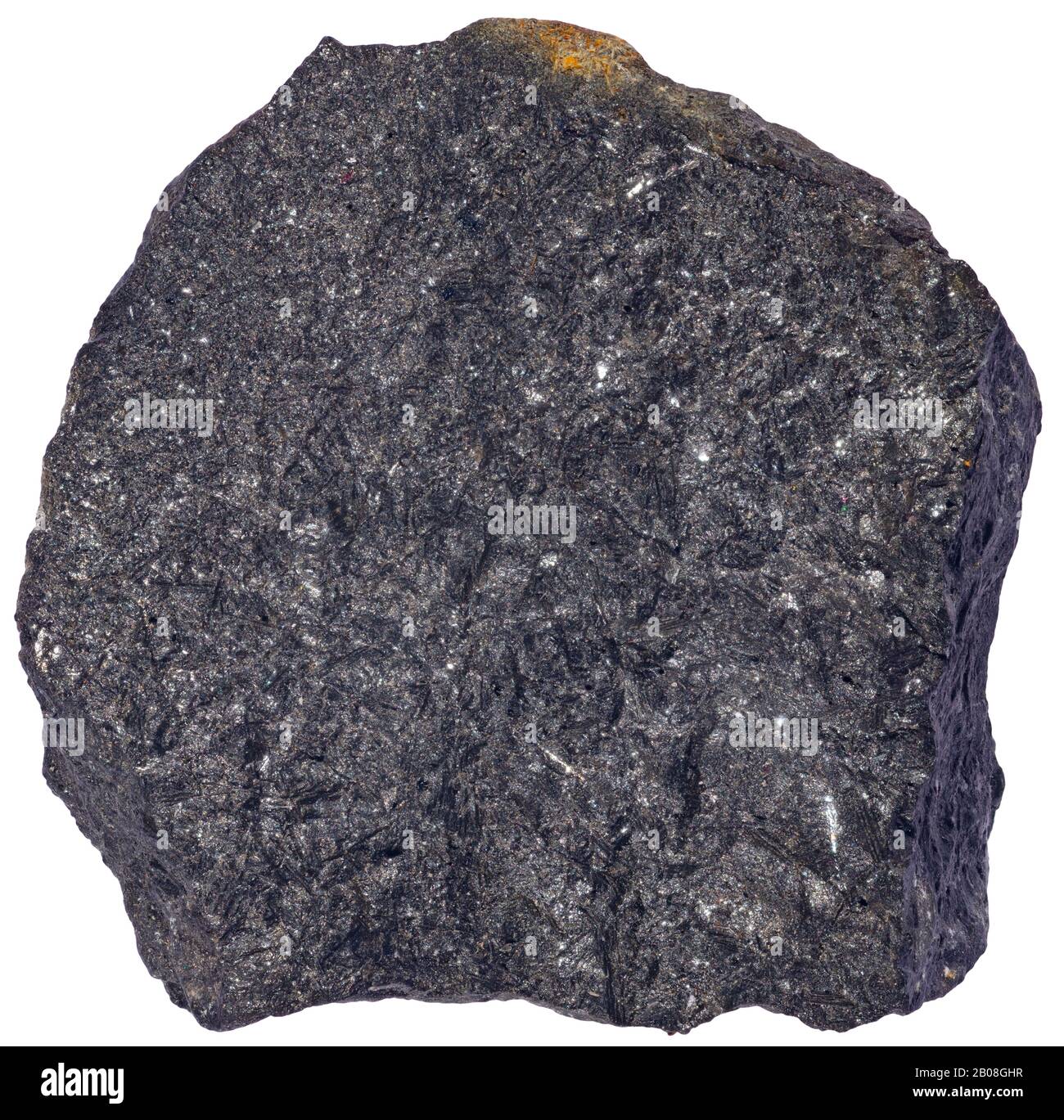 Okaite, Oka (Ontario) l'Okenite est un minéral silicaté qui est habituellement associé aux zéolites. Banque D'Images