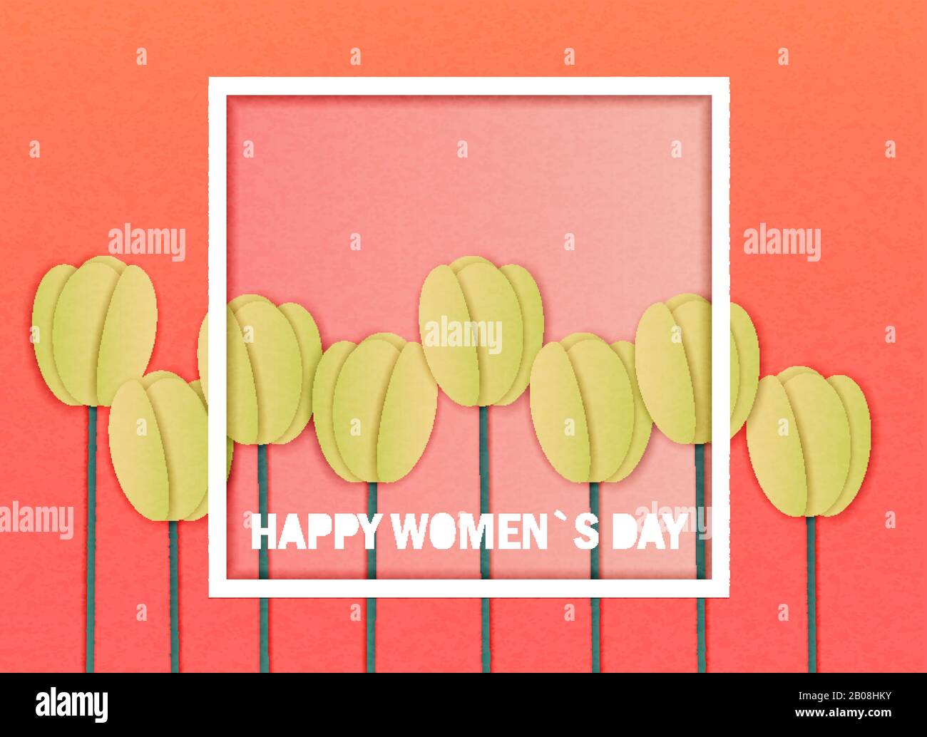 Félicitations pour le 8 mars ou la journée pour femme Illustration de Vecteur