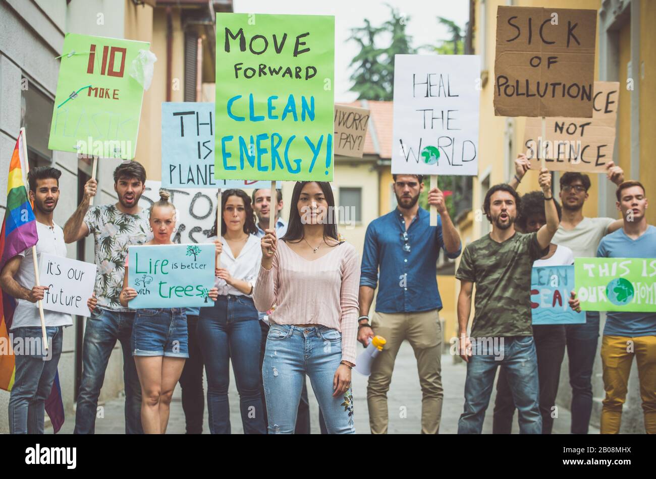Lutte contre la pollution de l'environnement Banque de photographies et ...