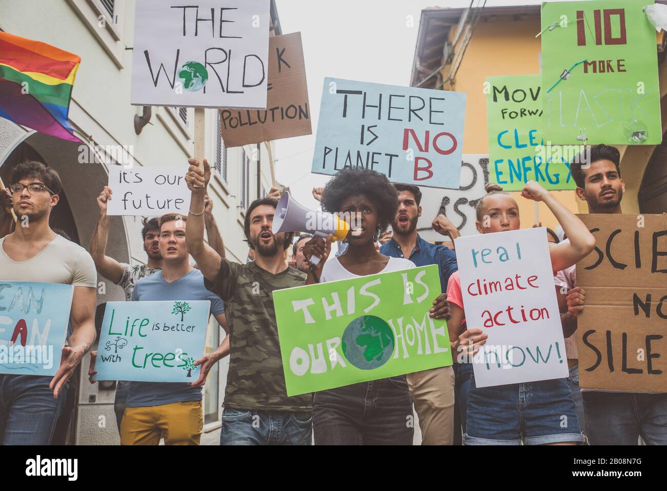 Lutte contre la pollution de l'environnement Banque de photographies et ...