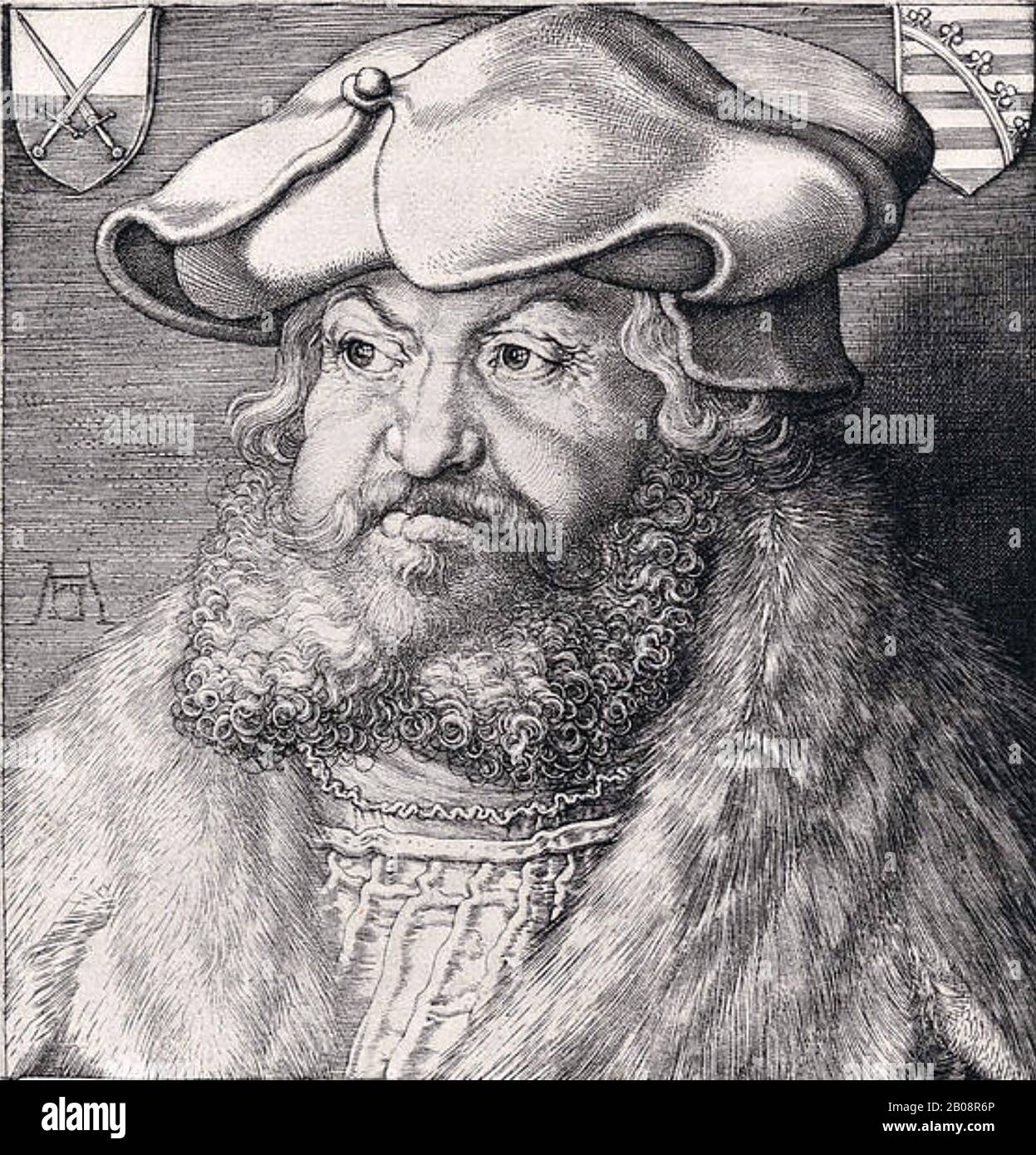 Frederick III, Électeur de Saxe (1463-1525) également connu sous le nom de Frederick The Wise et protecteur de Martin Luther. Banque D'Images
