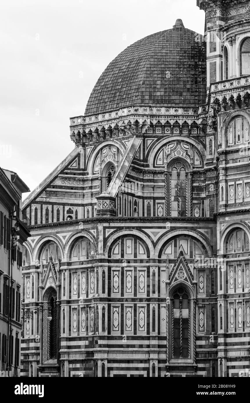 Cattedrale di Santa Maria del Fiore, la cathédrale de Florence, à Florence, Toscane, Italie, Europe Banque D'Images