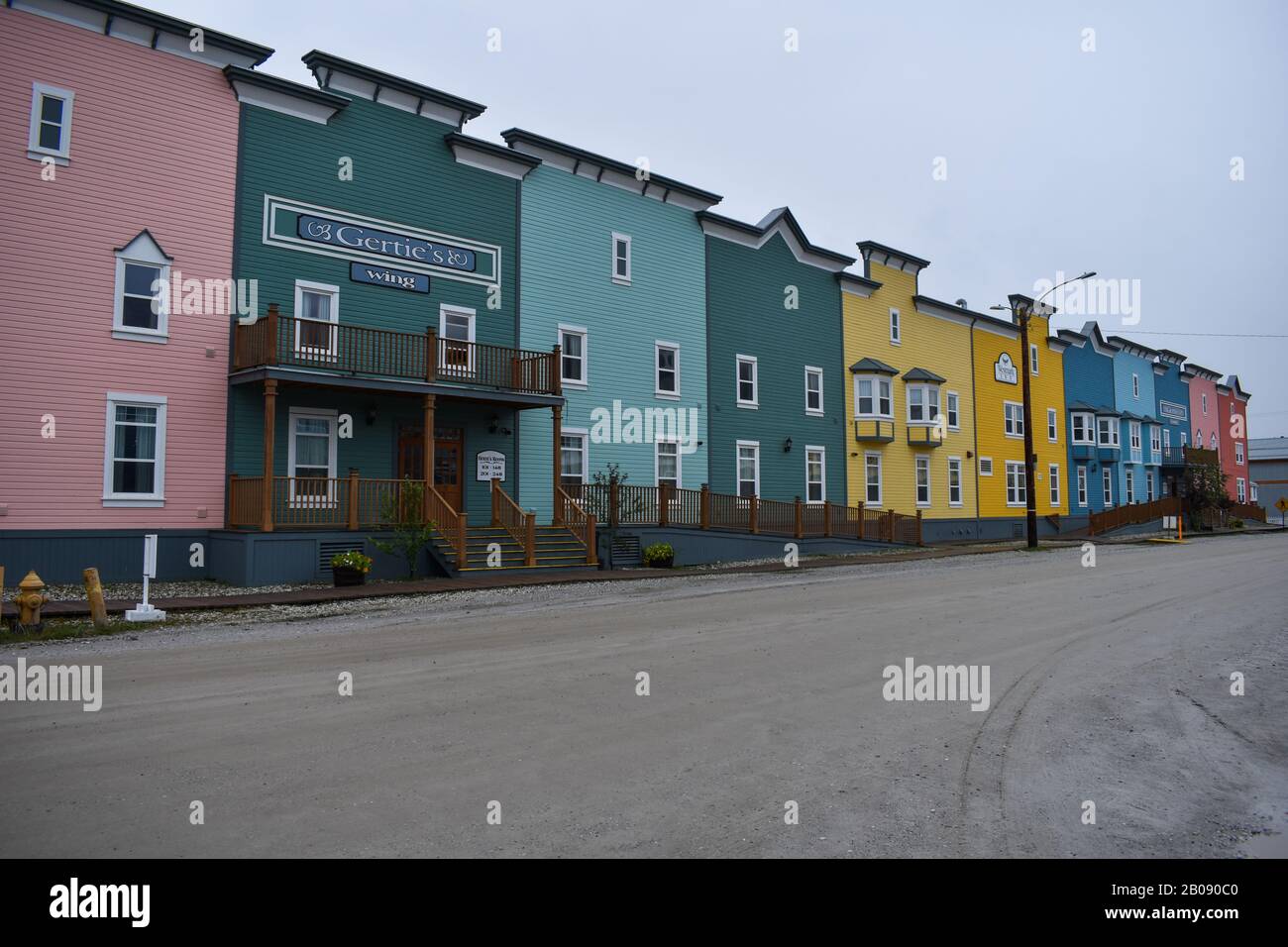 Dawson City, Yukon Territory, Canada Banque D'Images