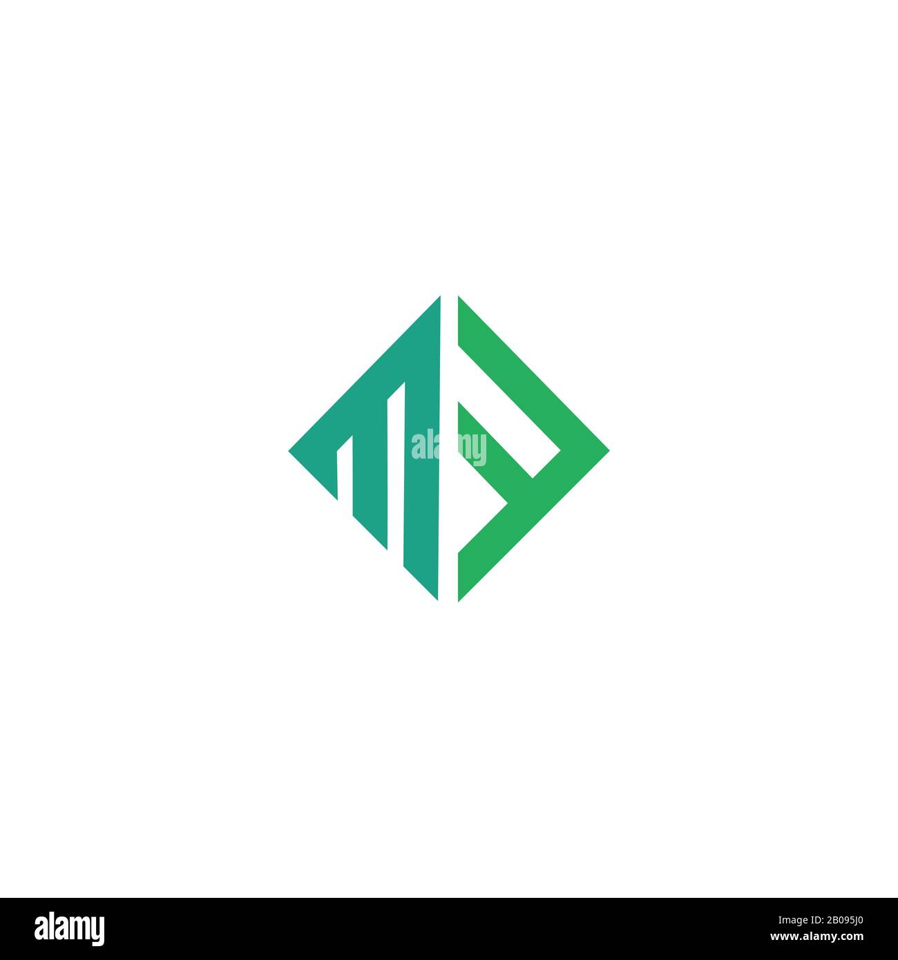 Modèle de logo MF ou fm de la lettre initiale Illustration de Vecteur
