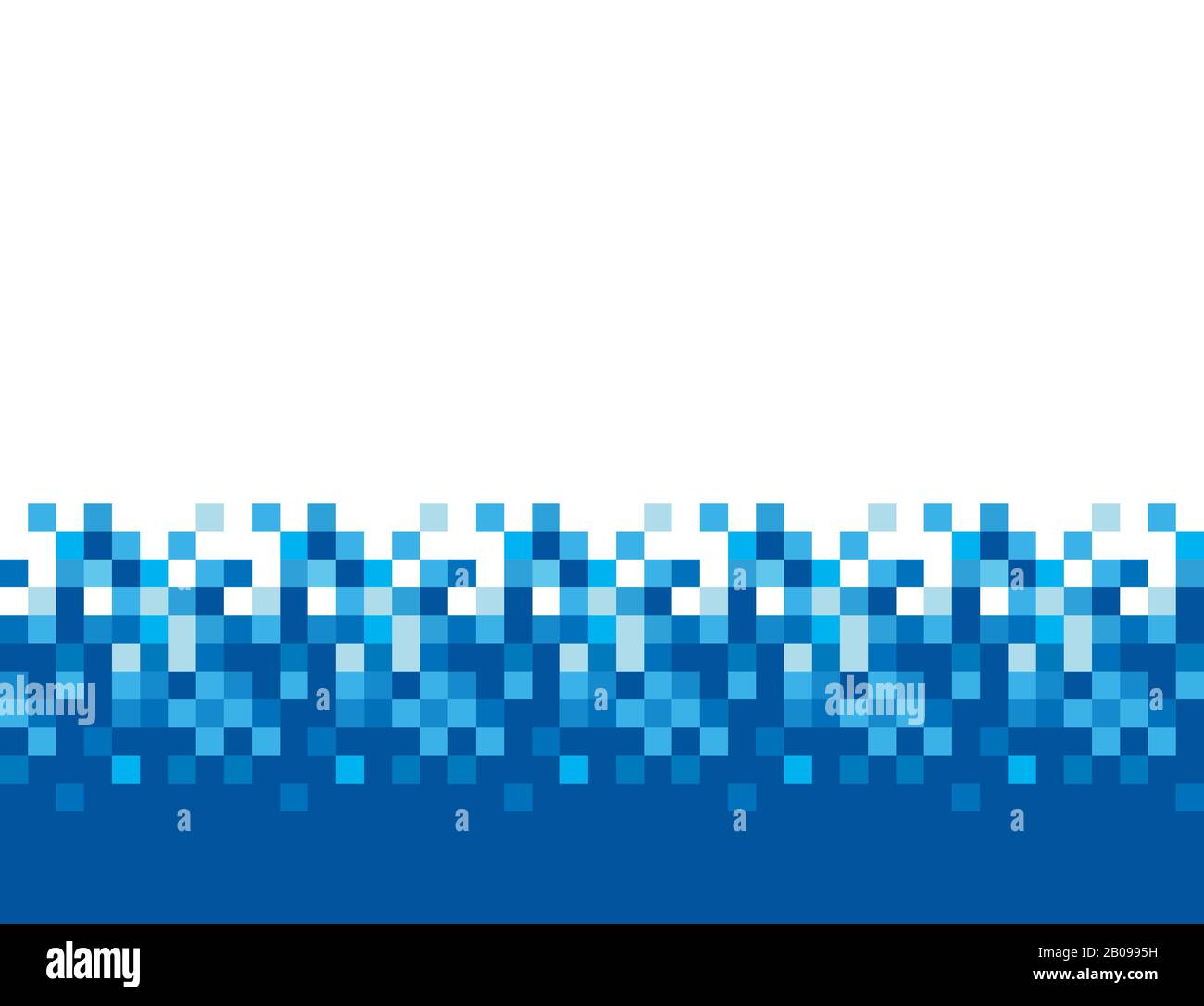 Pixels carrés, mosaïque vecteur abstrait arrière-plan. Motif bleu pixel, illustration du pixel carré Illustration de Vecteur