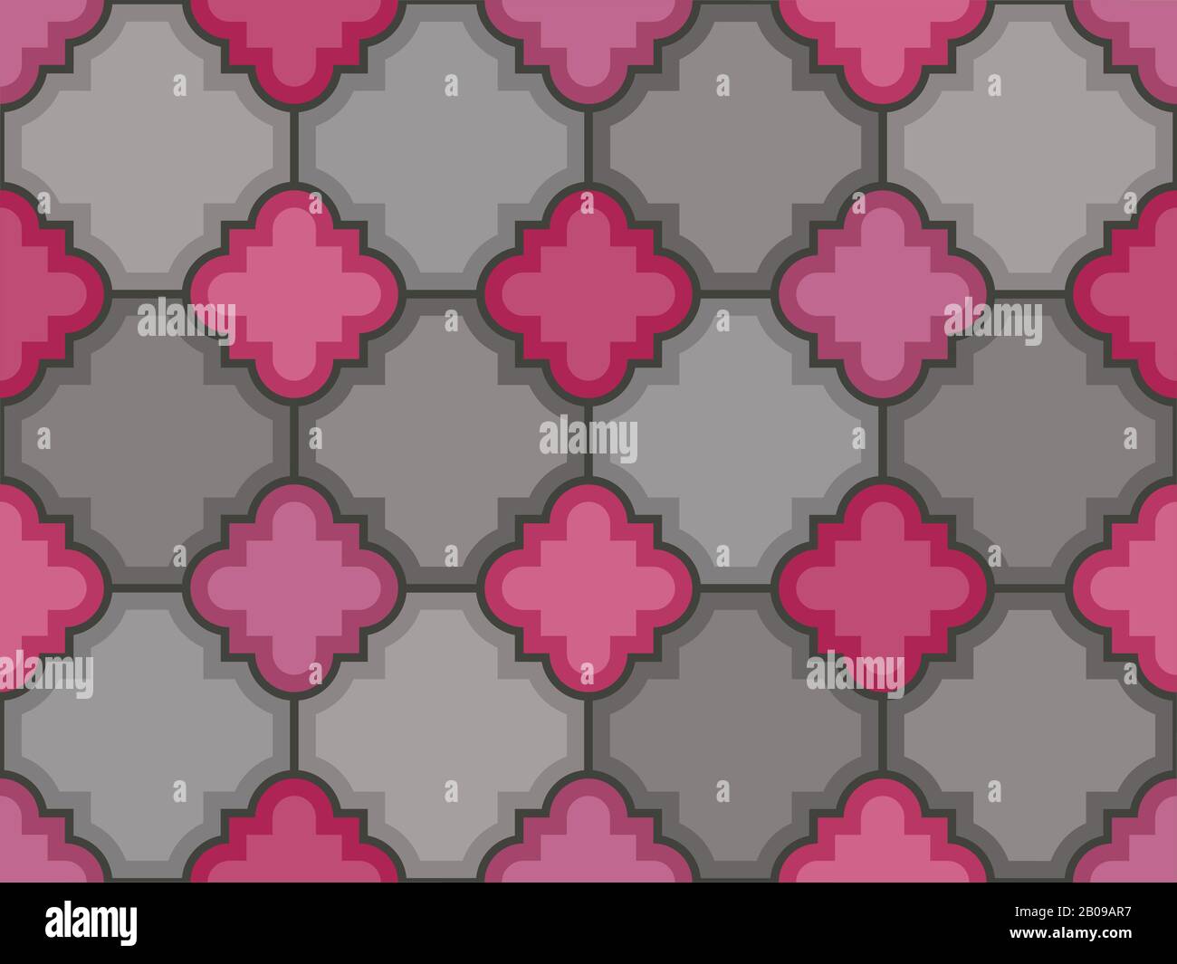 Carreaux de sol en pierres vectorielles sans couture. Illustration de la paroi de la mosaïque abstraite Illustration de Vecteur