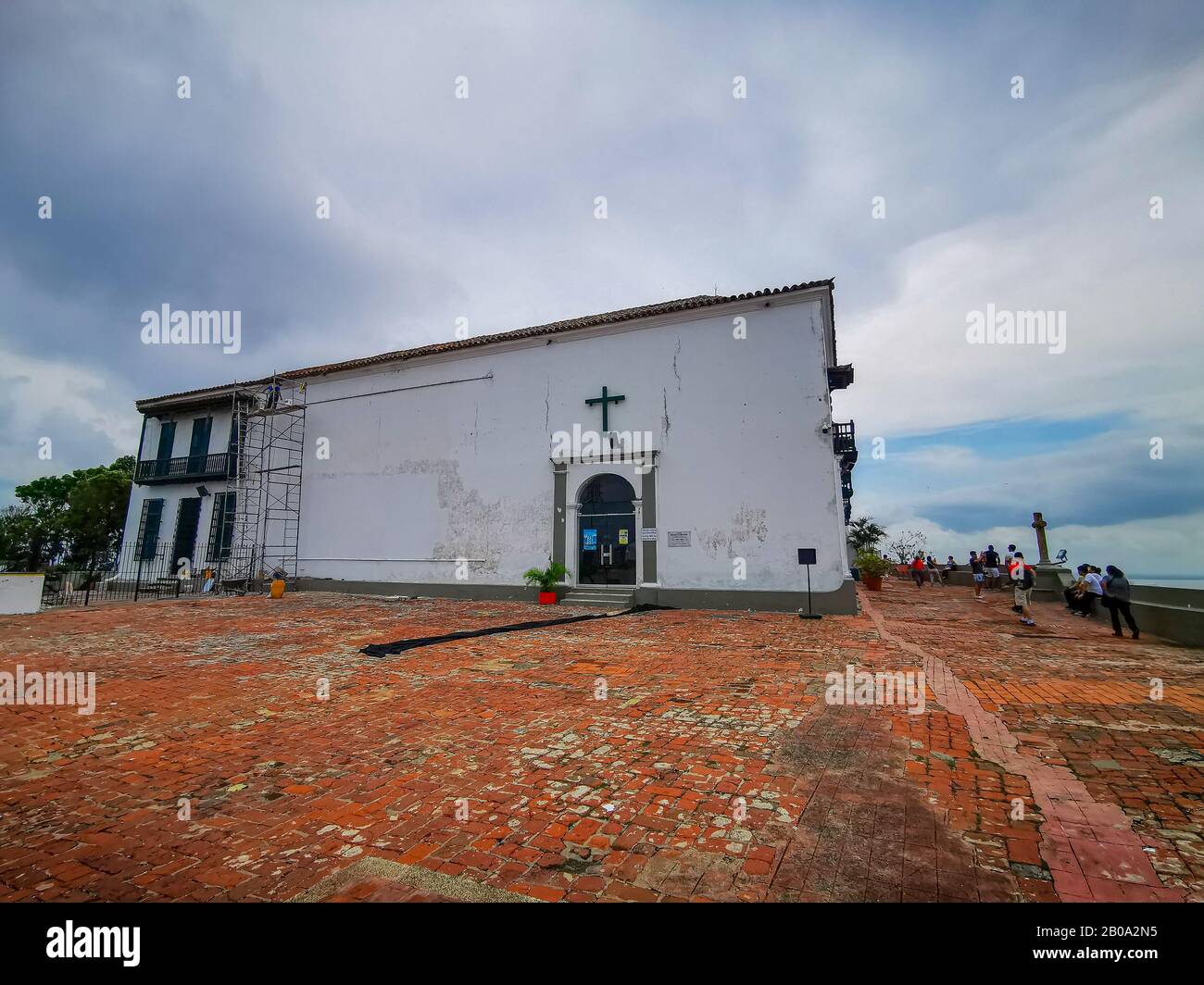 Convento de la Popa, Carthagène, Colombie. Espagnol, fortification. Banque D'Images