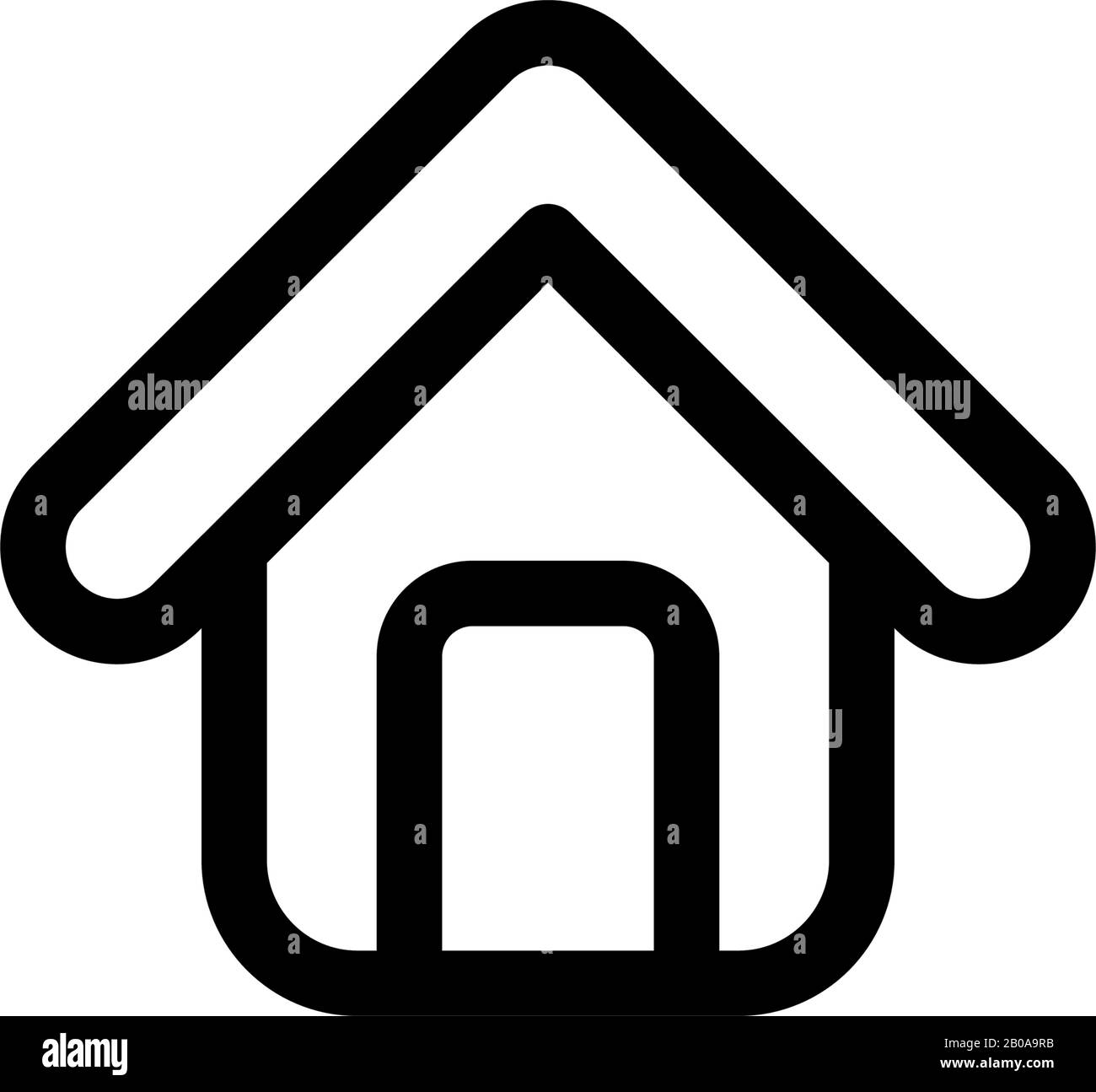 Modèle vectoriel de conception d'icônes immobilières Illustration de Vecteur