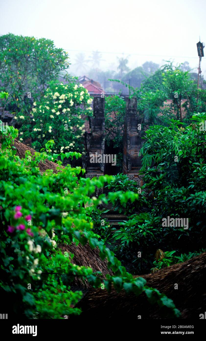 INDONÉSIE, BALI, UBUD-MAS, DÉVERSEUR TROPICAL Banque D'Images