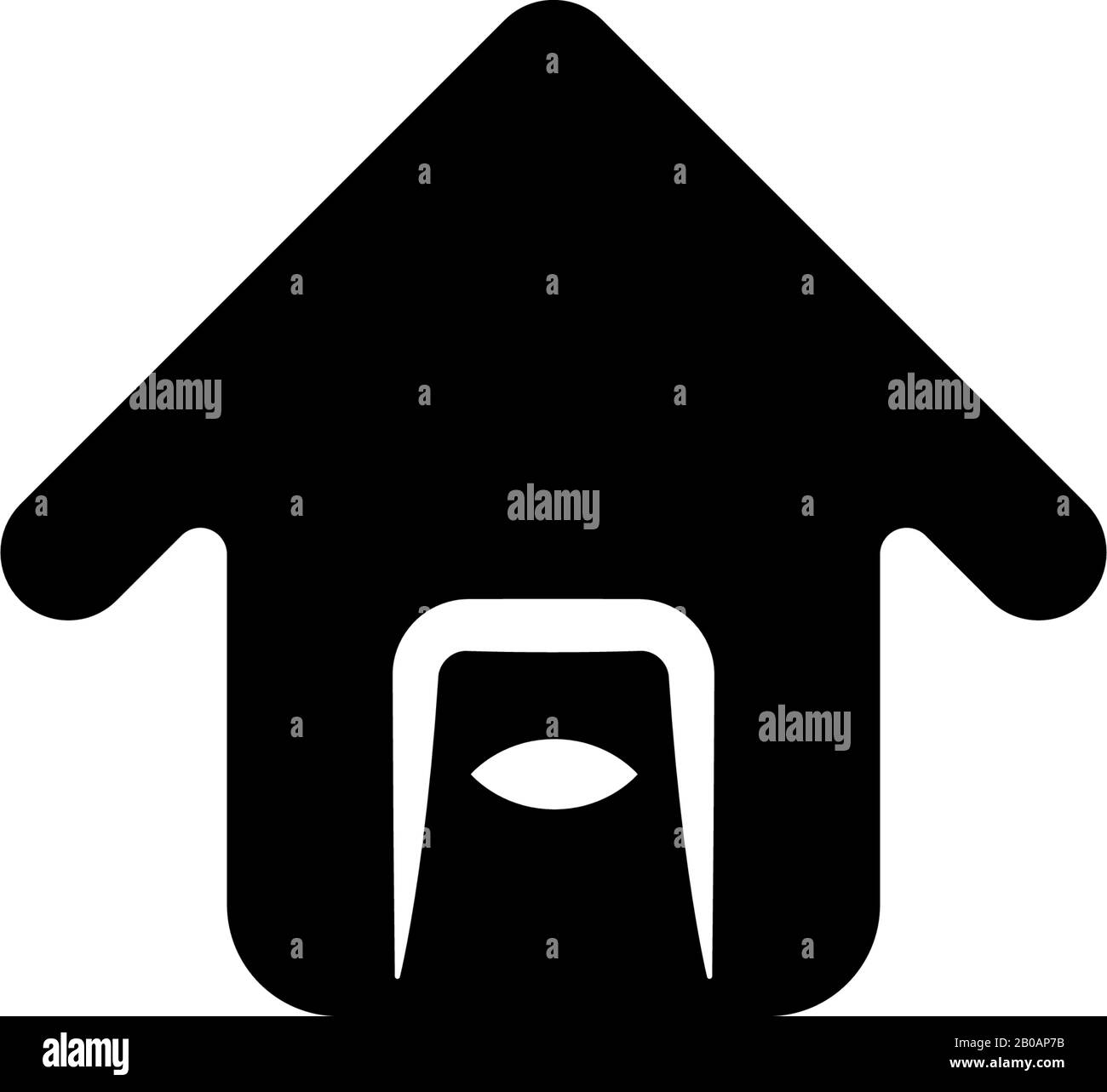 modèle de conception de l'icône accueil Illustration de Vecteur