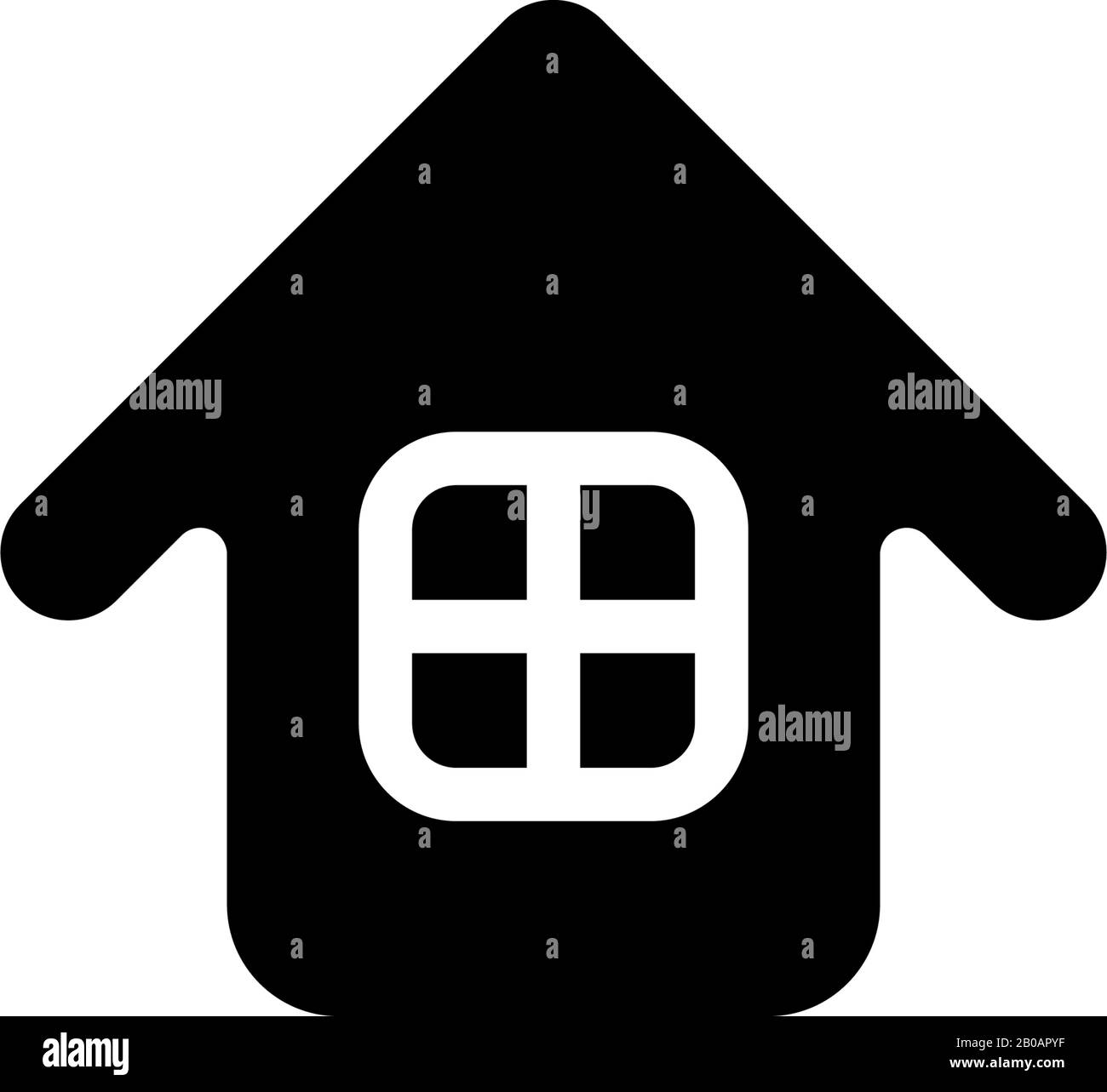 modèle de conception de l'icône accueil Illustration de Vecteur