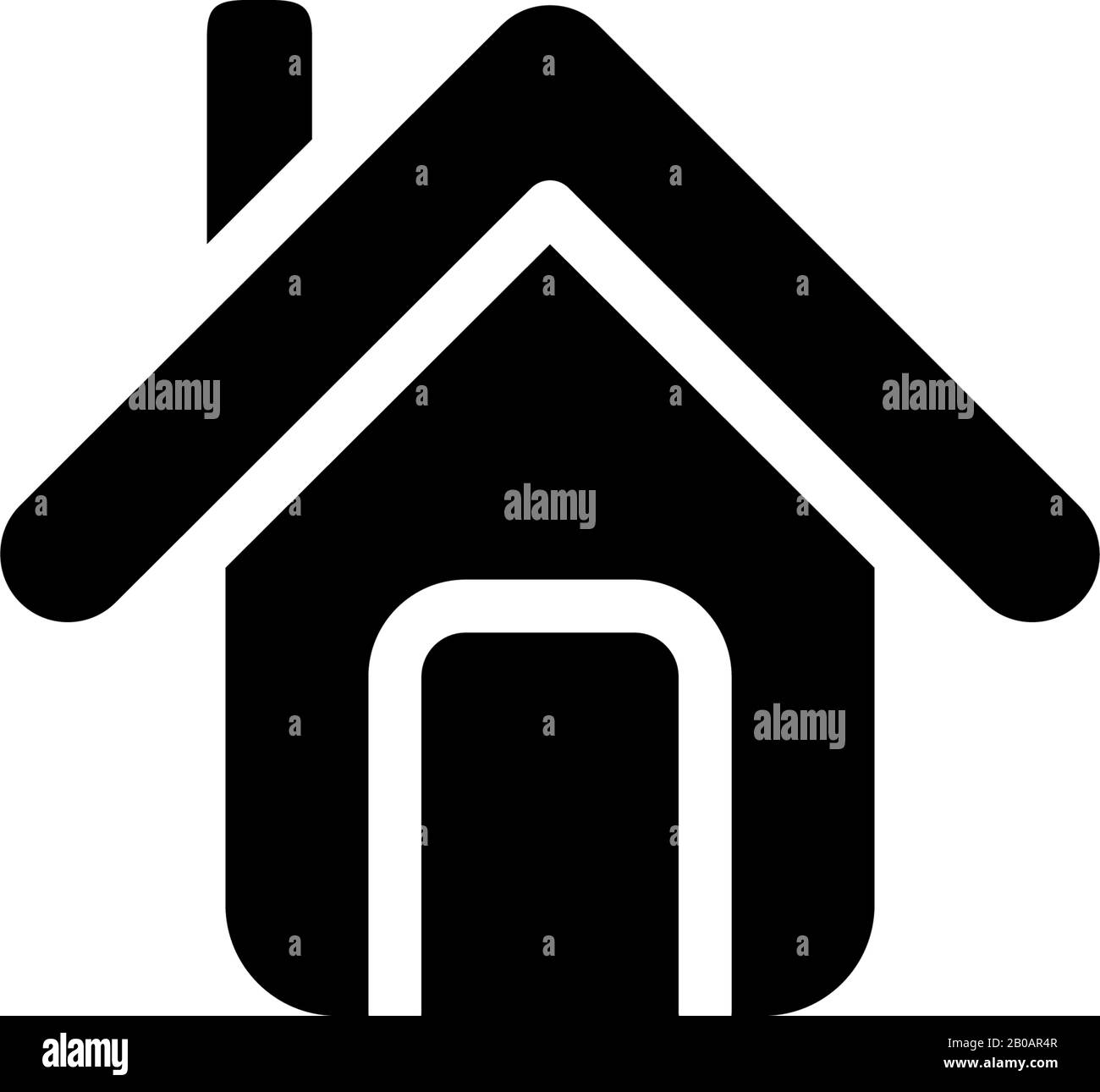 modèle de conception de l'icône accueil Illustration de Vecteur