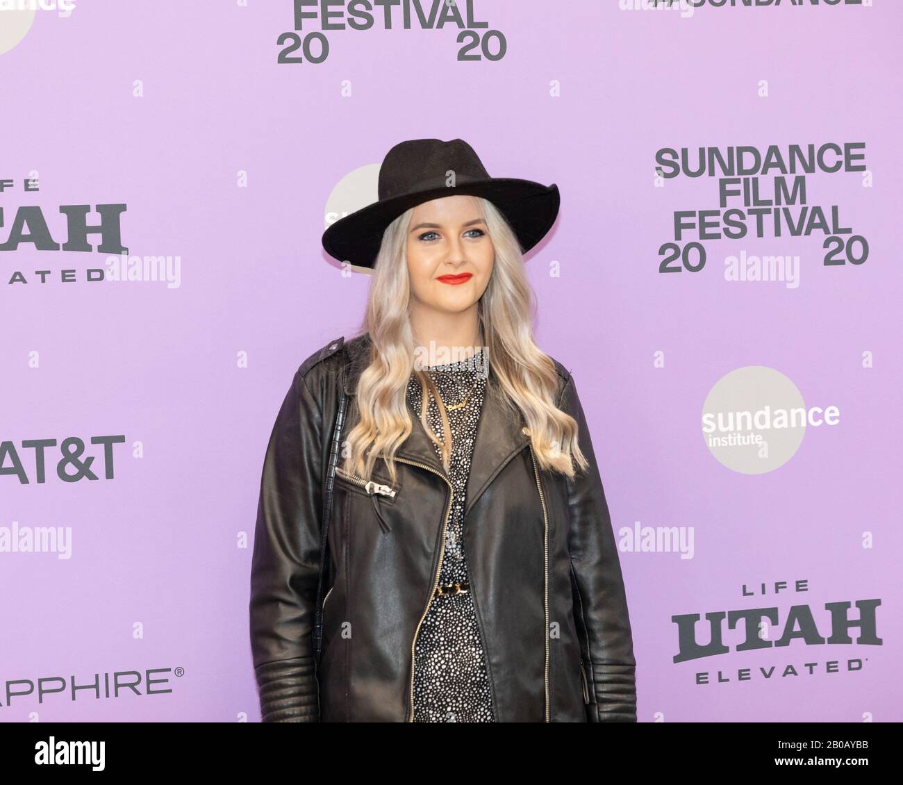 Ericka Roe participe à la première du Festival du film Sundance 2020 de « Soi » au Eccles Theatre de Park City, Utah. Banque D'Images