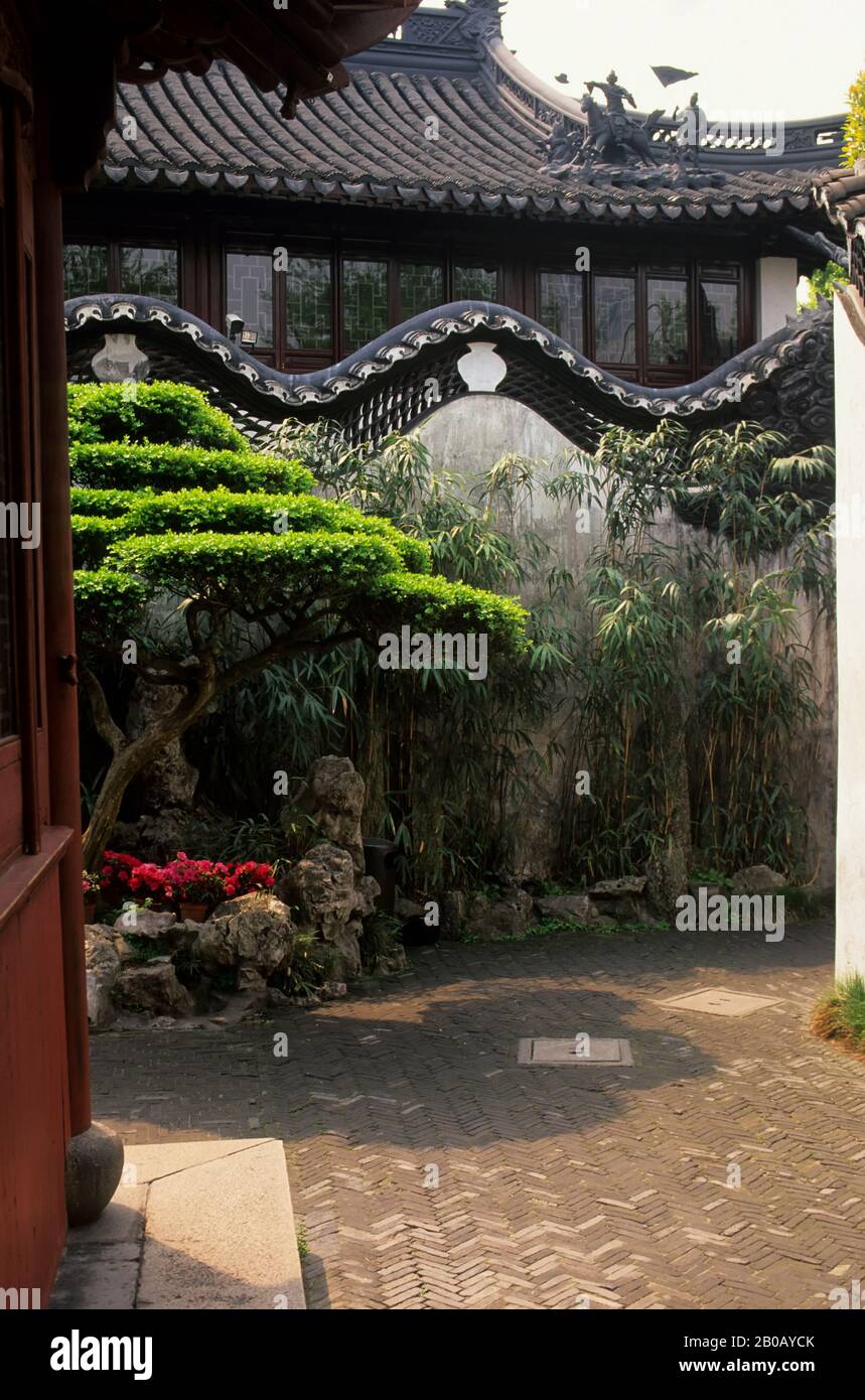 CHINE, SHANGHAI, JARDIN YU YUAN (JARDIN DE JOIE), DYNASTIE MING, 1559 Banque D'Images