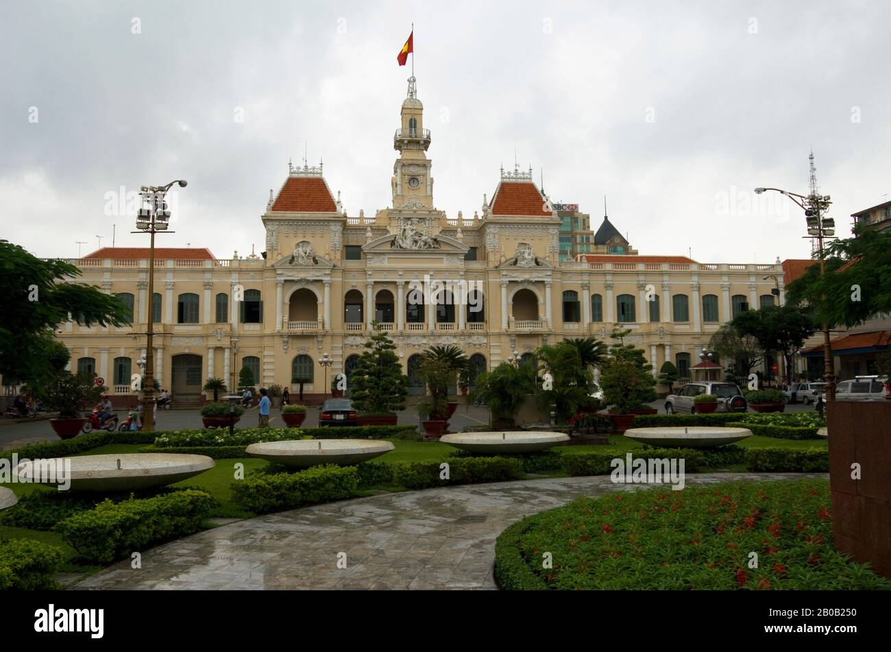 VIETNAM, SAIGON (VILLE DE HO CHI MINH), HÔTEL DE VILLE, STYLE COLONIAL FRANÇAIS Banque D'Images