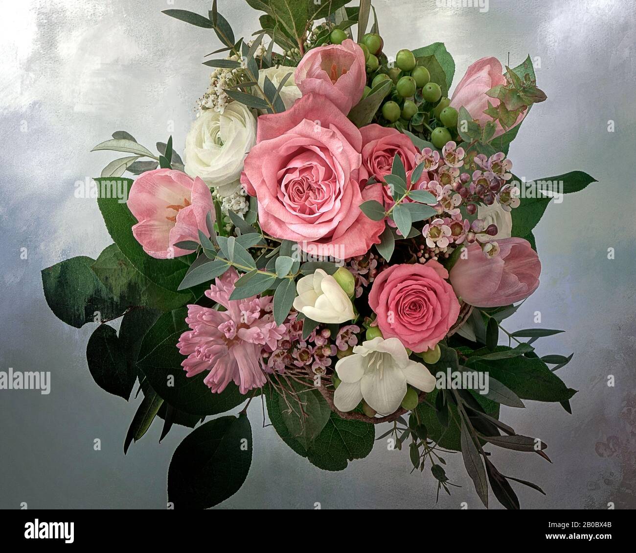 PHOTO ART : Arrangement de fleurs Banque D'Images