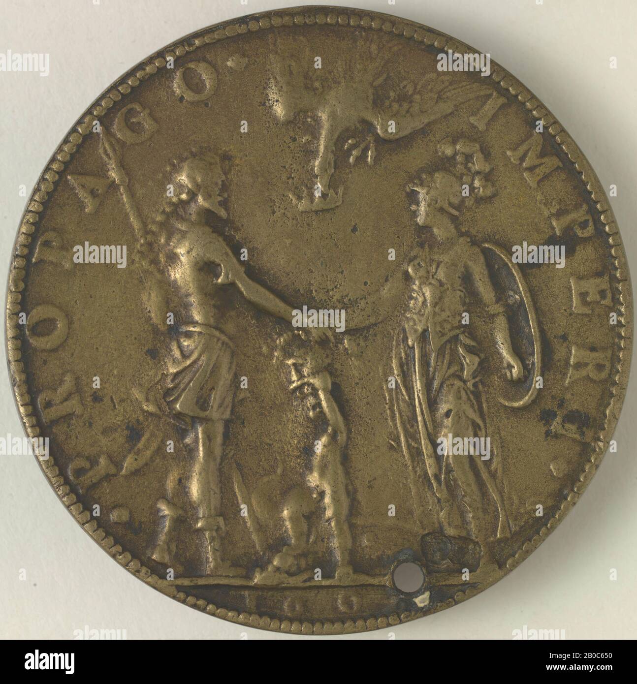 Médaille Bronze Henri IV & Marie De Médicis - 2e Anniversaire Du Dauphin, 1969