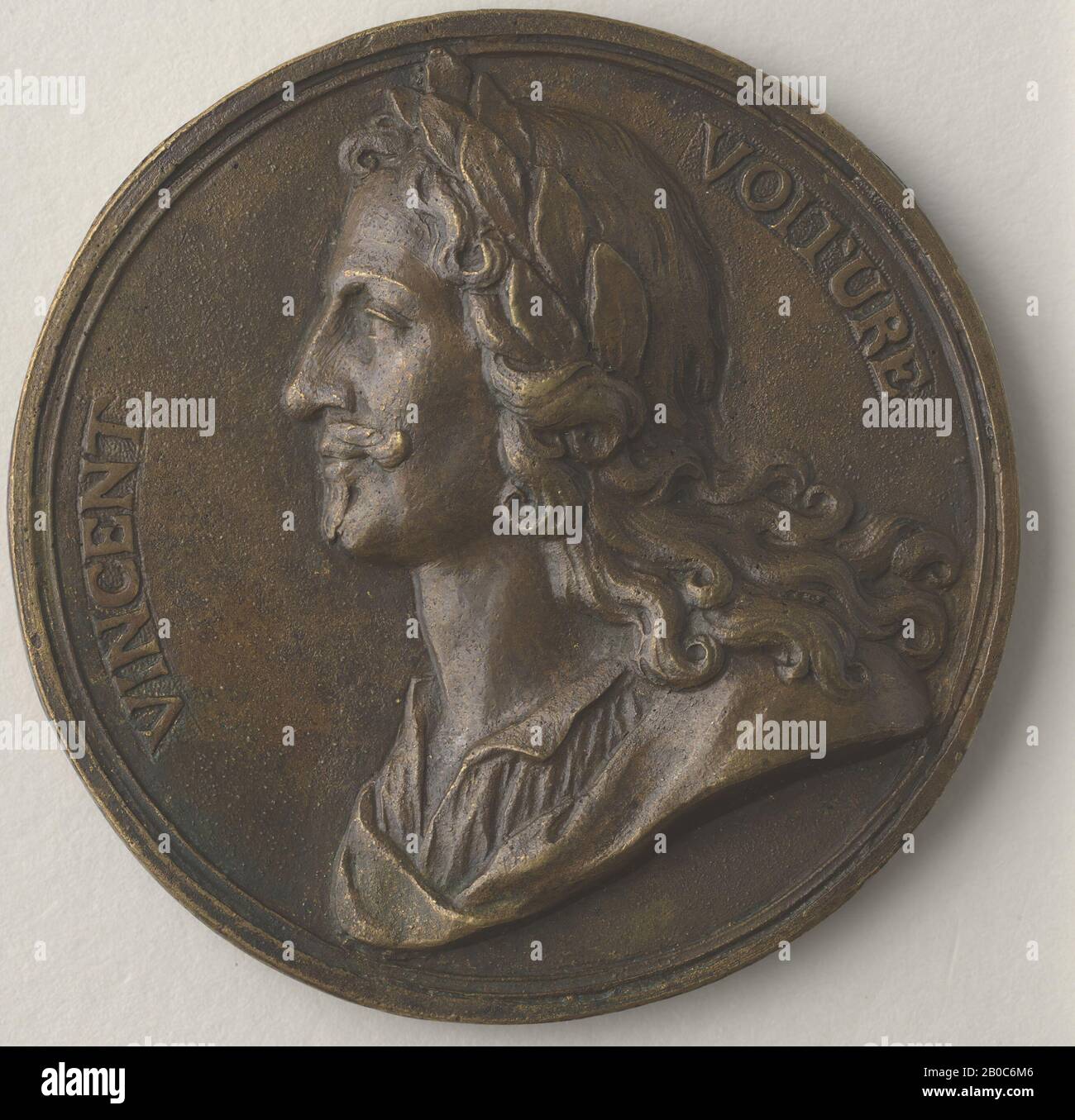 Simone Cure, Vincent saisie, 1718, bronze, 2 1/16 po. (5,3 cm) Banque D'Images