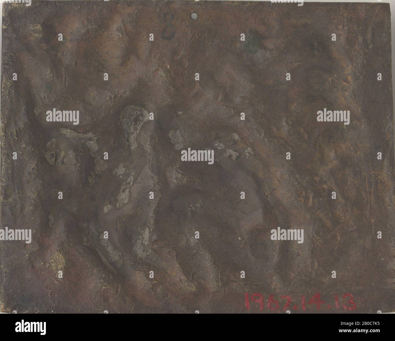 Artiste inconnu, Hercules et Omphale, s.d., bronze, 3 5/16 po. X 4 3/16 po. (8,4 cm x 10,6 cm) Banque D'Images