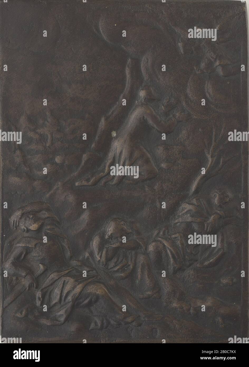 Matthias Wallbaum, Christ sur le Mont des Oliviers, s.d., bronze, 3 13/16 in. X 2 11/16 in. (9,7 cm x 6,9 cm) Banque D'Images