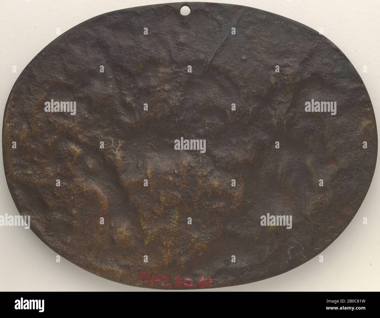 Artiste inconnu, la conversion de Saint Paul, s.d., bronze, traces de doré, 6 po. X 7 13/16 po. (15,2 cm x 19,9 cm) Banque D'Images