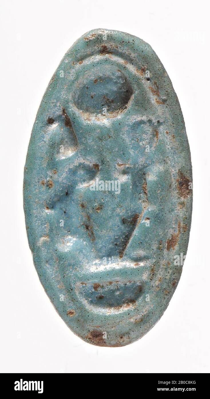 Egypte, phoque, lâche, foi, longueur, 1,7 cm, nouvel Empire, 18ème dynastie, Amenhotep III,?, Egypte Banque D'Images