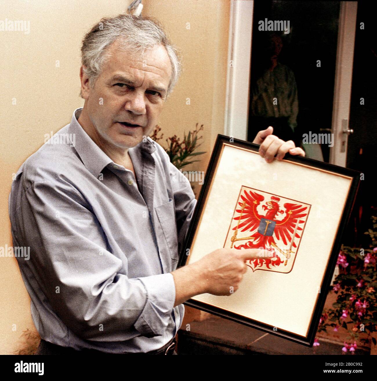 01 janvier 1990, Berlin, Potsdam: Brandenburg/SPD/6.10.1990 Manfred Stolpe dans sa maison de Potsdam. Photo : Paul Glaser/dpa-Zentralbild/ZB Banque D'Images