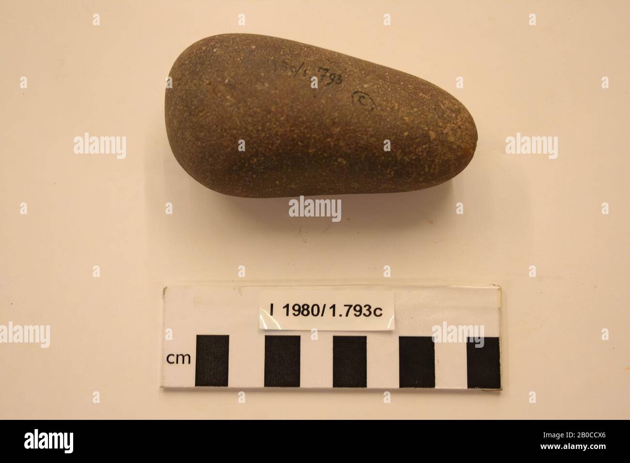 Fragment, pierre, temps préhistorique, Pays-Bas, Limbourg, Stein, Elsoloo Banque D'Images