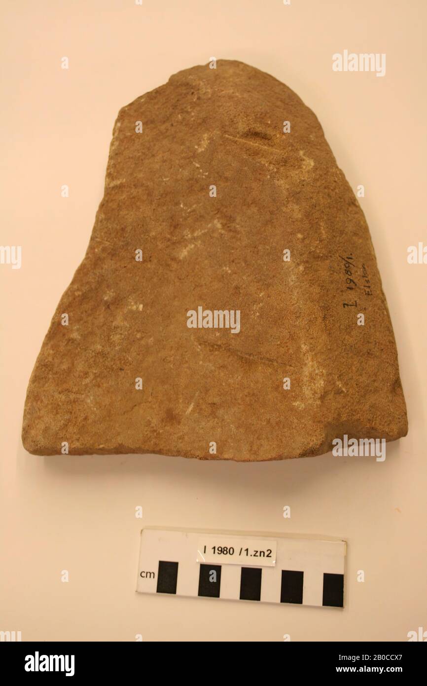 Fragment, pierre, temps préhistorique, Pays-Bas, Limbourg, Stein, Elsoloo Banque D'Images