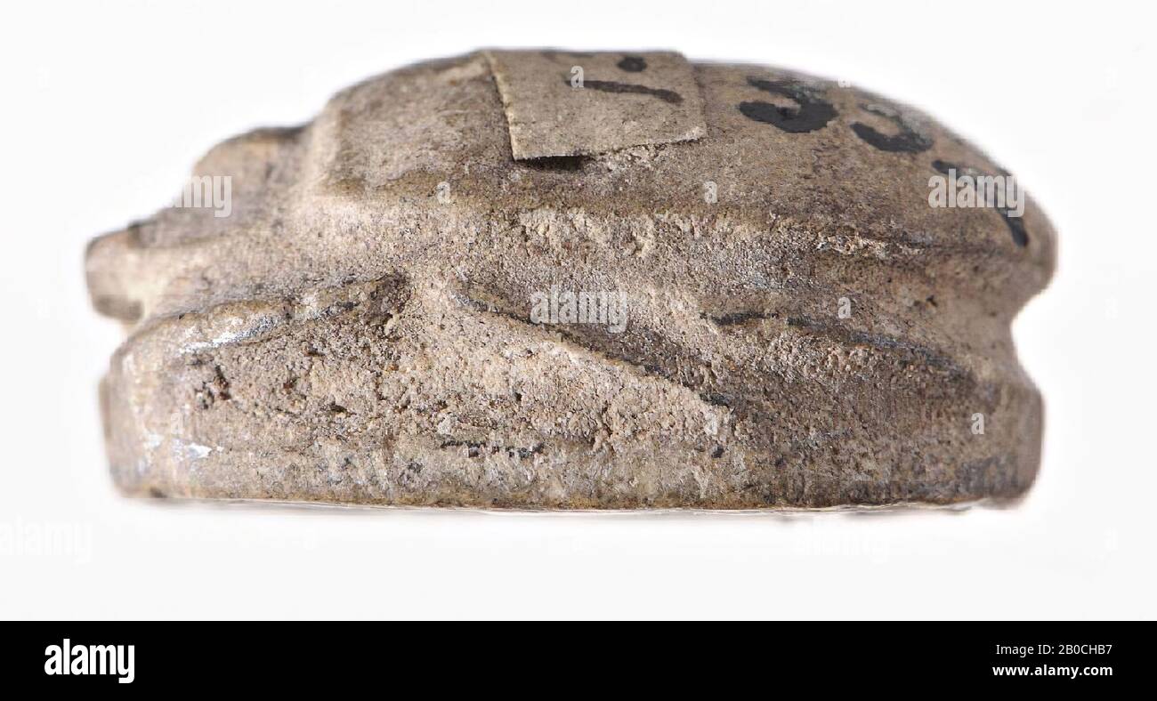 Scarab, Nebmaatre, Amontrigram, Seal, scarab, fées, 1,2 cm, Nouveau Royaume, 18ème dynastie, Amenhotep III, Egypte Banque D'Images