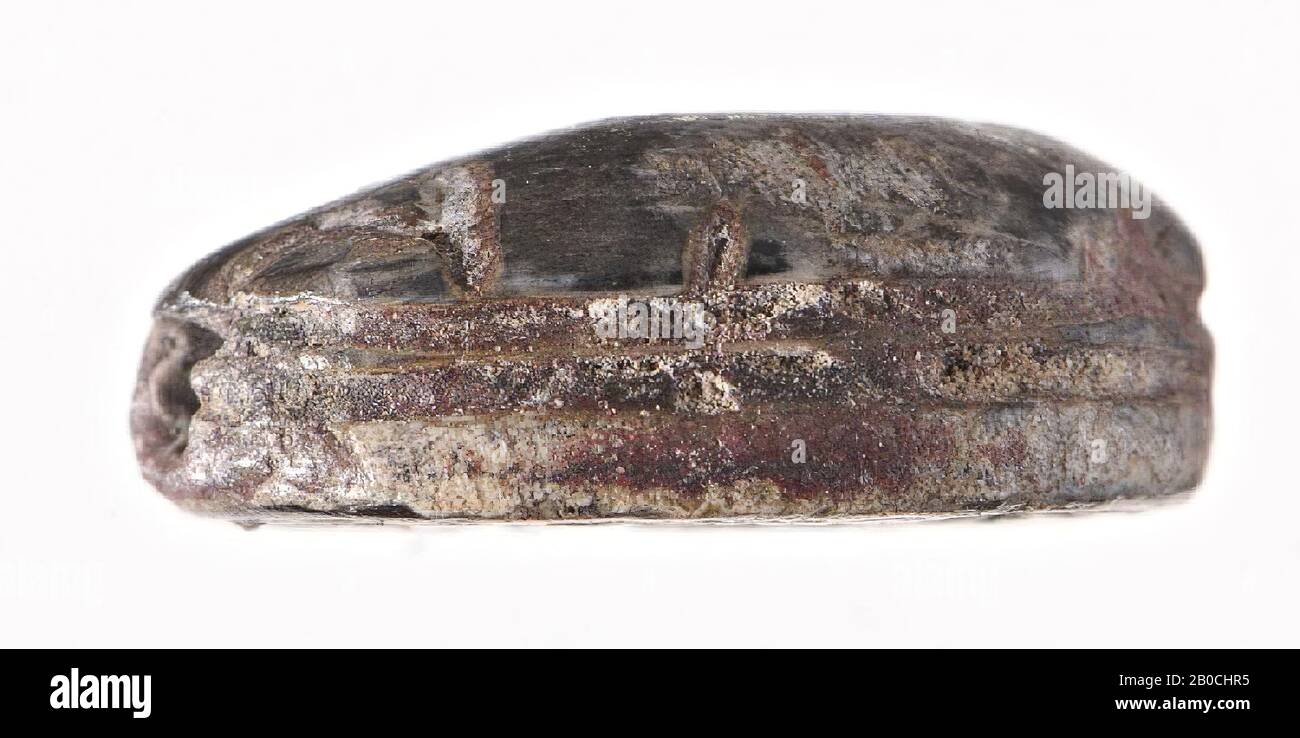 scarab, inscription, sceau, scarabée, pierre (grise Banque D'Images