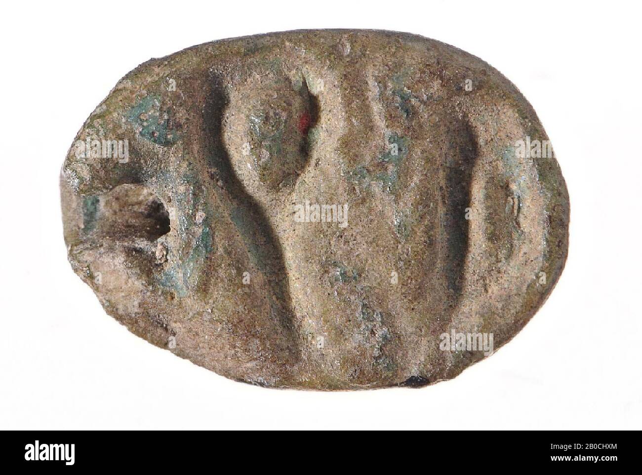 Scarab, inscription, sceau, scarabée, foi, 1 cm, Egypte Banque D'Images