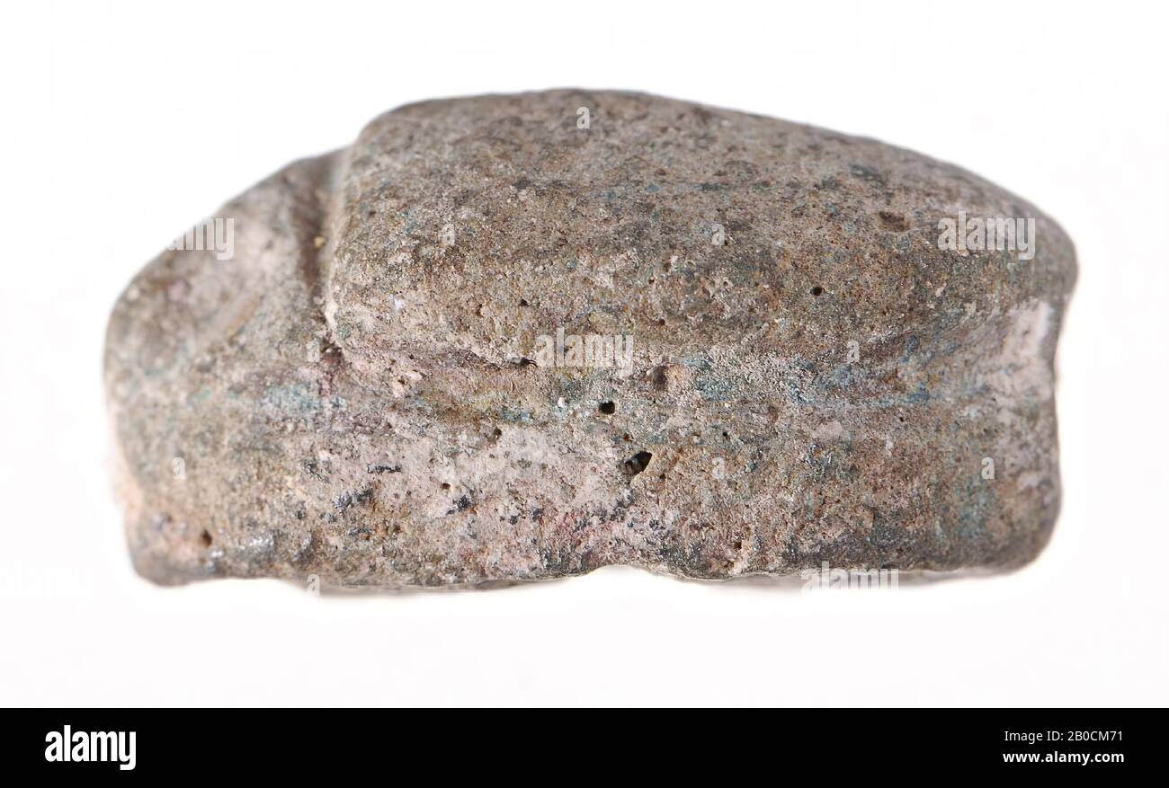 Scarab, inscription, illisible, phoque, scarabée, foi, 1,5 cm, Egypte Banque D'Images