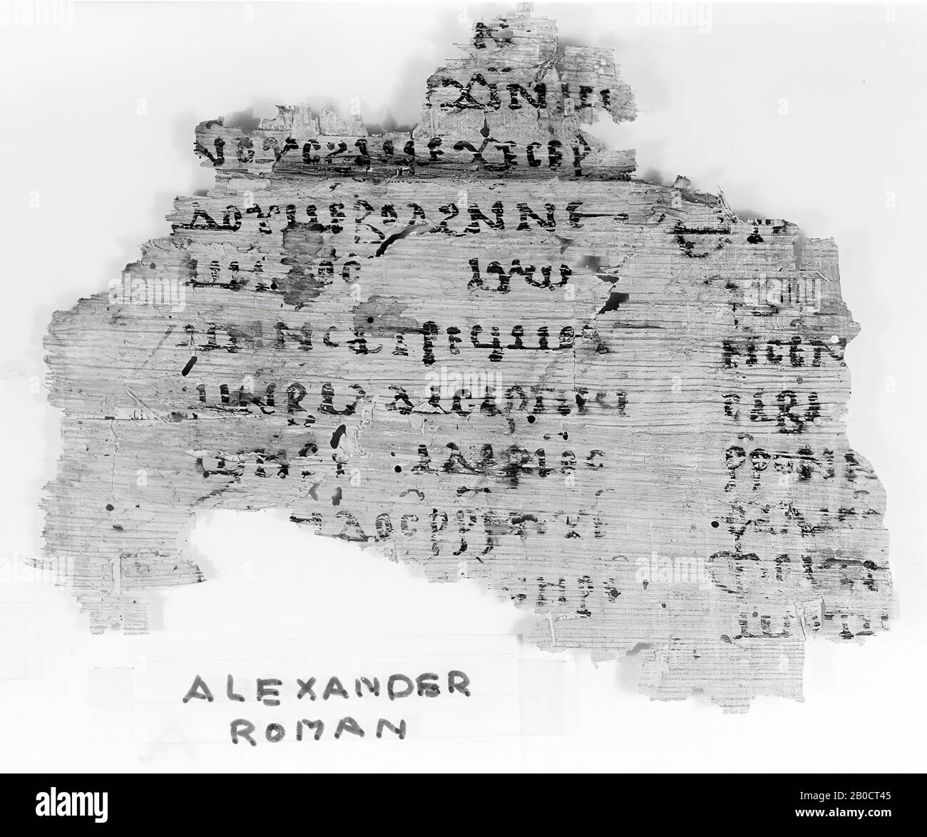 Egypte, Manuscrit, Copte, Sahidi, Papyrus, Période Copte, Egypte Banque D'Images