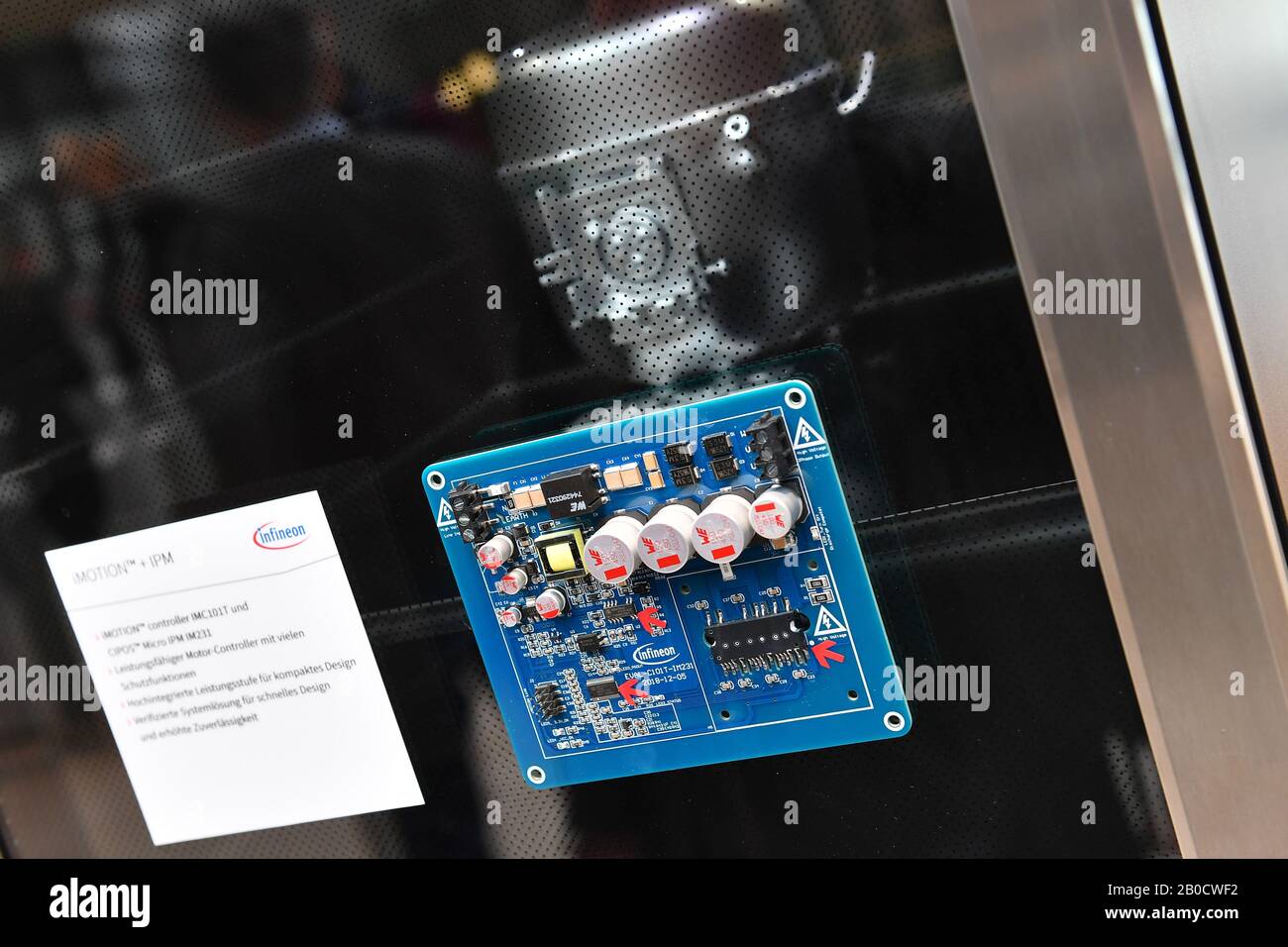 Composant électronique. Assemblée générale annuelle INFINEON Technologies AG le 20 février 2020 à l'ICM à Munich. | utilisation dans le monde entier Banque D'Images