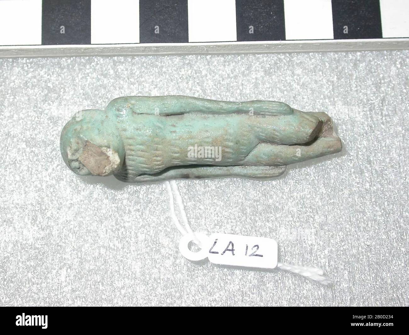Statue, singe, debout, amulette, animal, foi, 5,8 cm, Egypte Banque D'Images