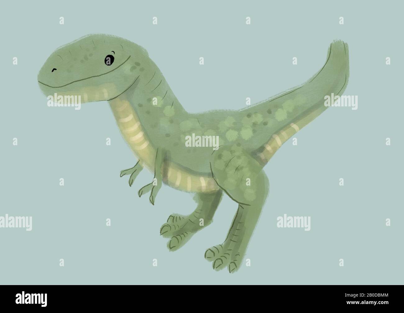 Illustration de Tyrannosaure Rex Banque D'Images