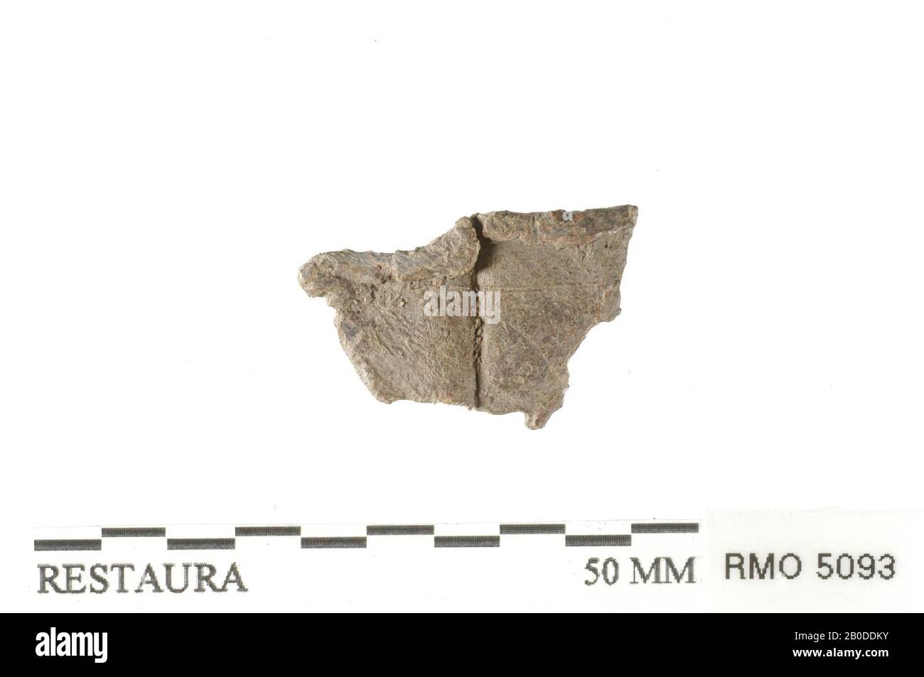 Fragment, fragment, plomb, 2,6 x 1,7 cm, x, Pays-Bas, Utrecht, Wijk bij Duurstede, Wijk bij Duurstede, Dorestad Banque D'Images