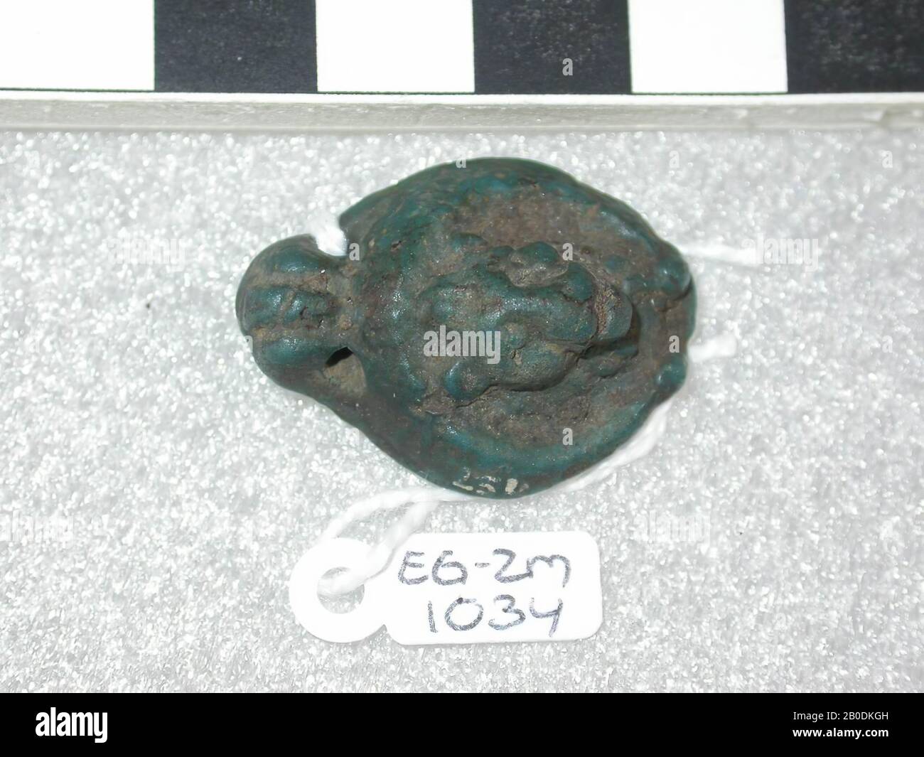 Médaillon, Sechmet, tête du lion, amulet, animal, foi, 3 cm, Egypte Banque D'Images