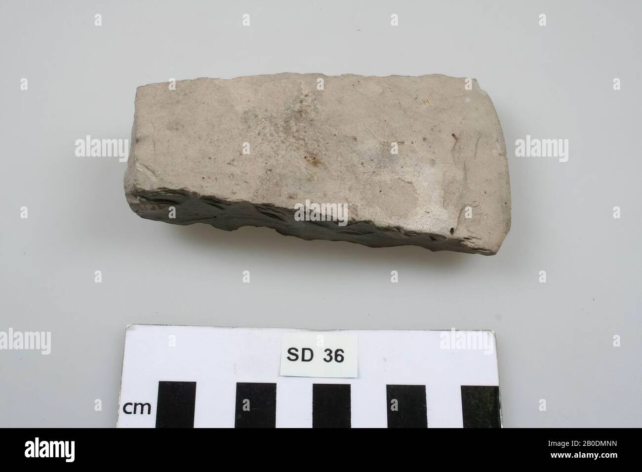 Vieille Europe, burin, pierre, silex, 10,8 x 2,8 x 5,6 cm, préhistoire, Danemark Banque D'Images