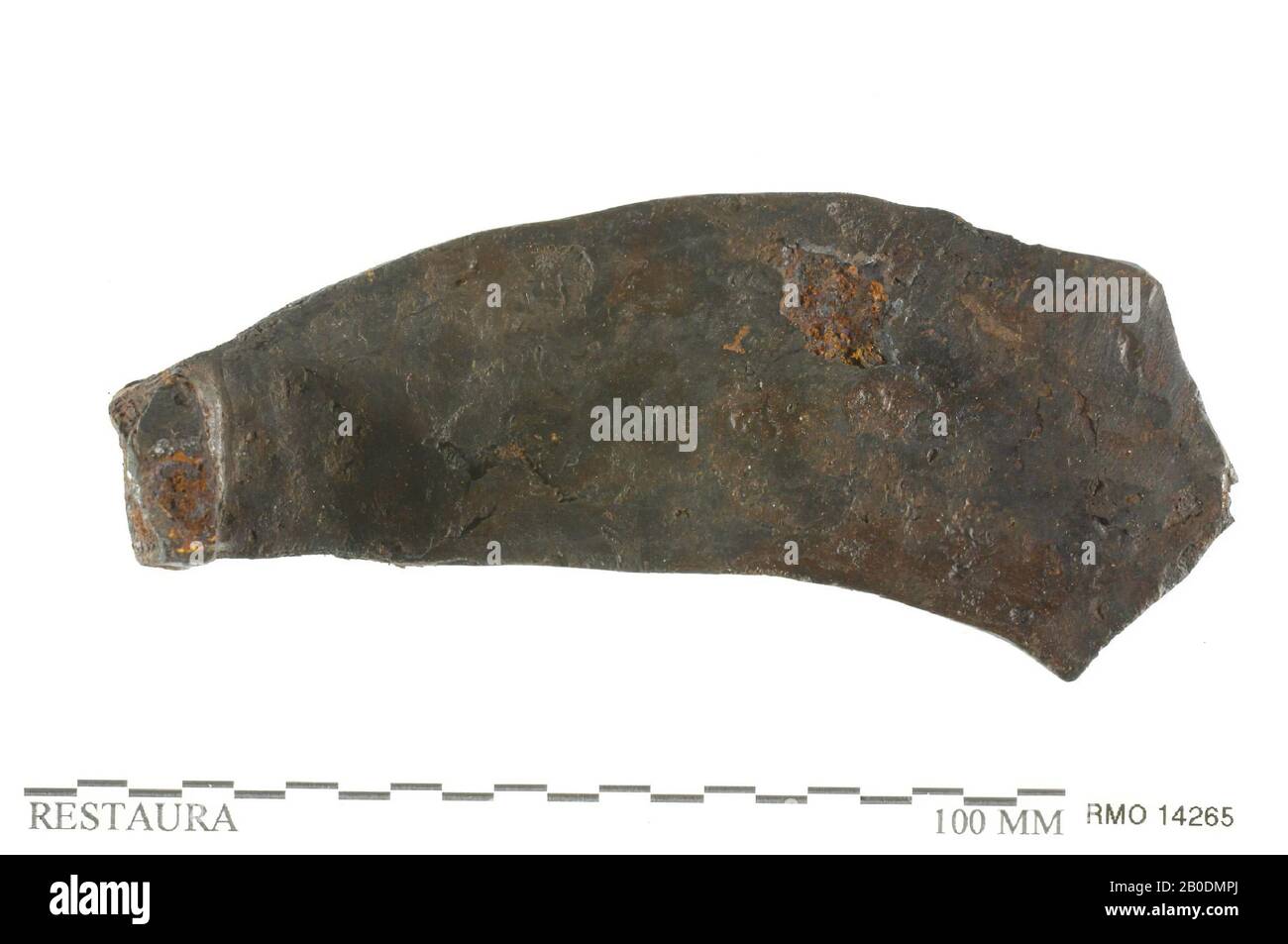 Pays-Bas Moyen âge, partie de fer à cheval, fer, 10,5 x 4,0 cm, x, Pays-Bas, Utrecht, Wijk bij Duurstede, Wijk bij Duurstede, Dorestad Banque D'Images