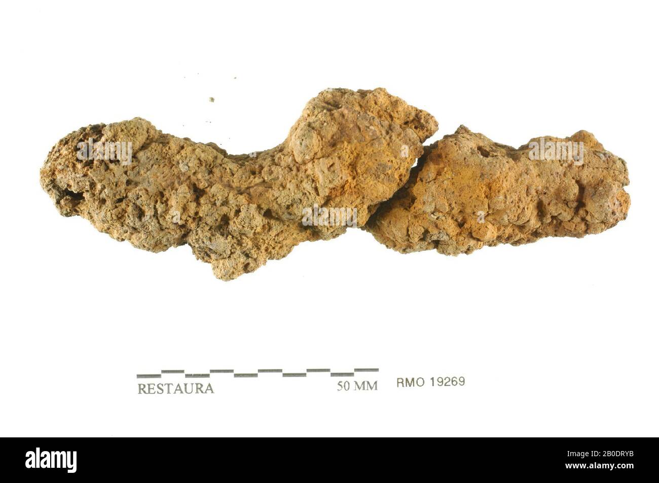 Pays-Bas Moyen âge, partie de faucille ?, fer, 10,5 x 1,3 cm, x, Pays-Bas, Utrecht, Wijk bij Duurstede, Wijk bij Duurstede, Dorestad Banque D'Images