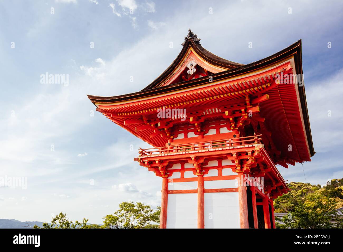 Le Temple Kiyomizu-dera Kyoto au Japon Banque D'Images