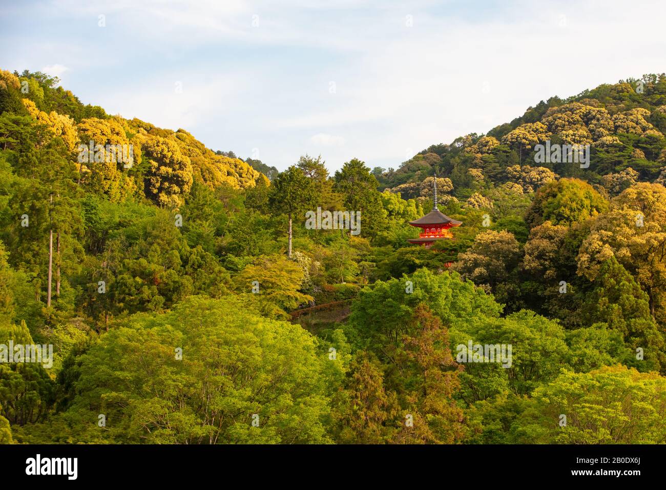 Le Temple Kiyomizu-dera Kyoto au Japon Banque D'Images
