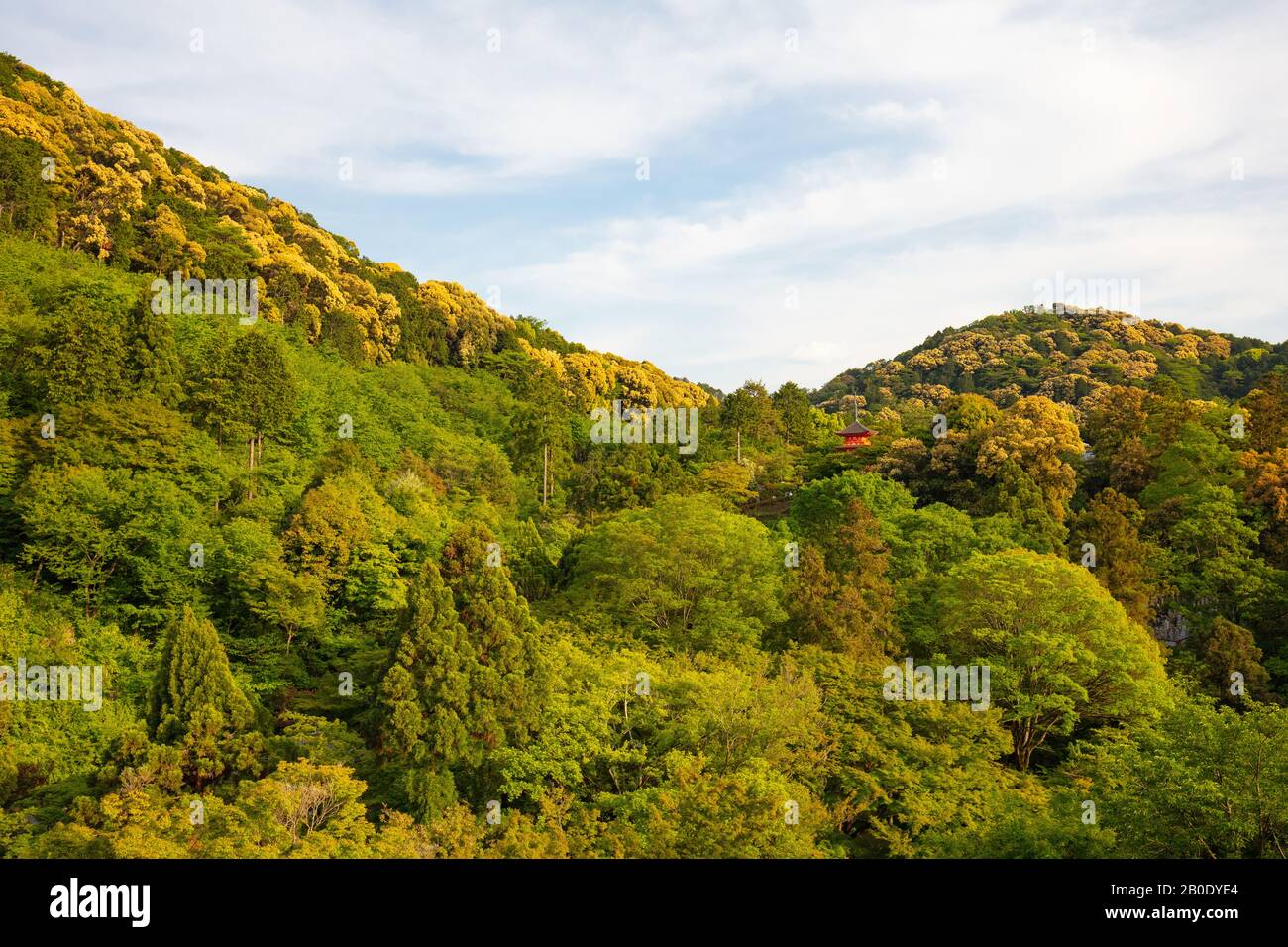 Le Temple Kiyomizu-dera Kyoto au Japon Banque D'Images